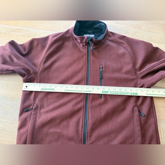 KIRKLAND SIGNATURE XL Men's Burgundy Jacket - Picture 8 of 10